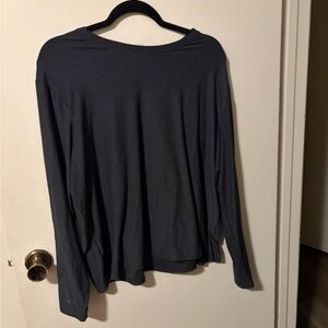 Athletic Works Women's Long Sleeve Black Top